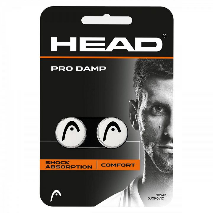 Head Pro Damp White / Black 2 szt